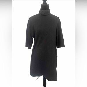 Women’s Zara,‎ size medium, turtleneck, smoke grey mini dress
